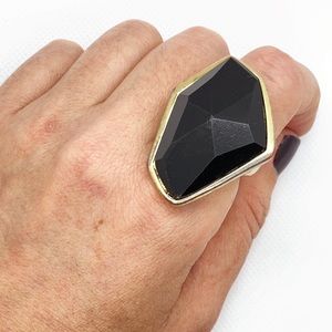 Statement black ring